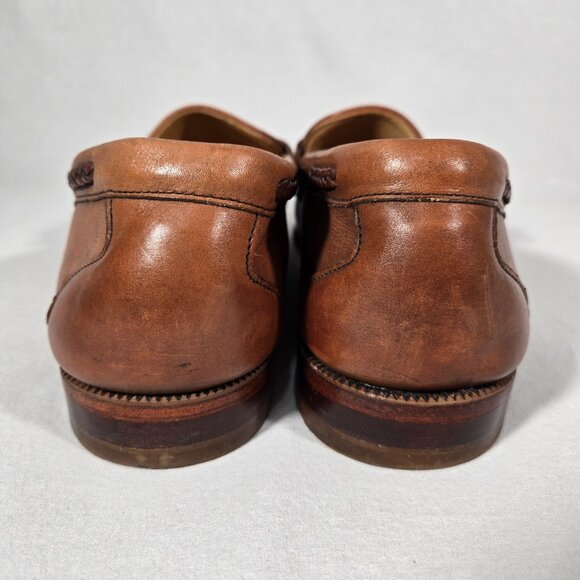 U.S.A. Vintage SEBAGO Hipster Walnut French Calfskin Penny Loafers Men Size 11E. - Picture 6 of 17